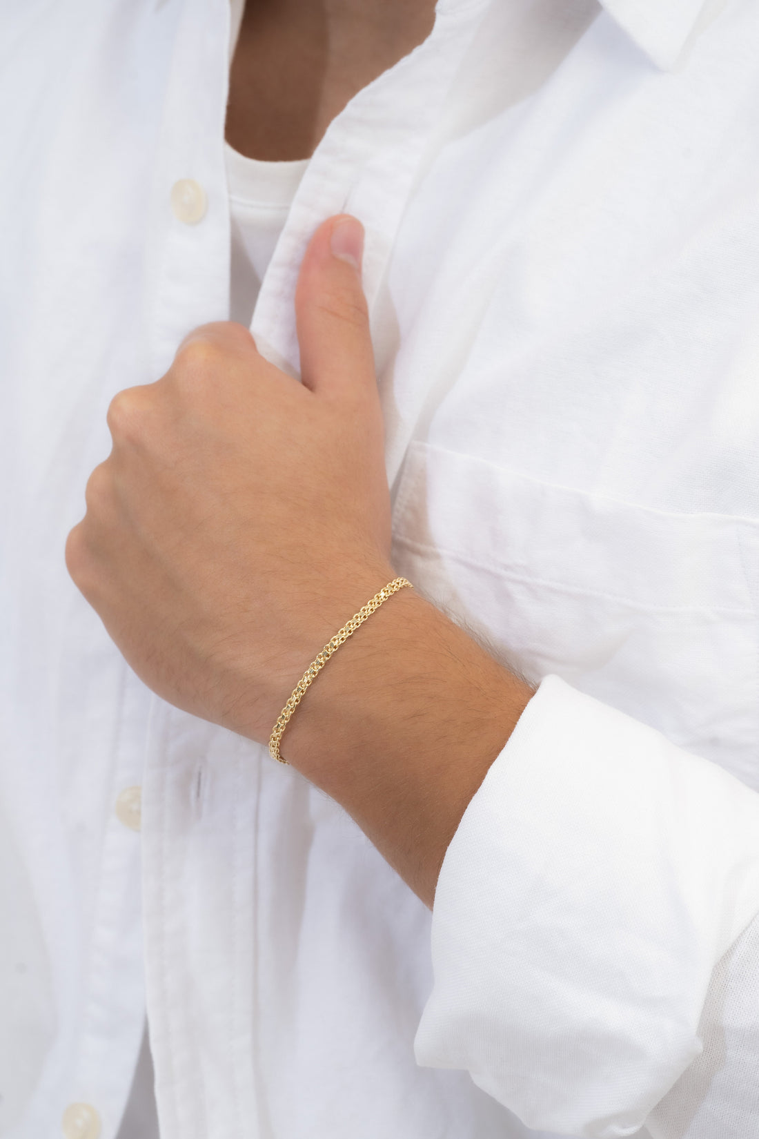 Pulsera Tejido Chino 3 Mm 20 Cms