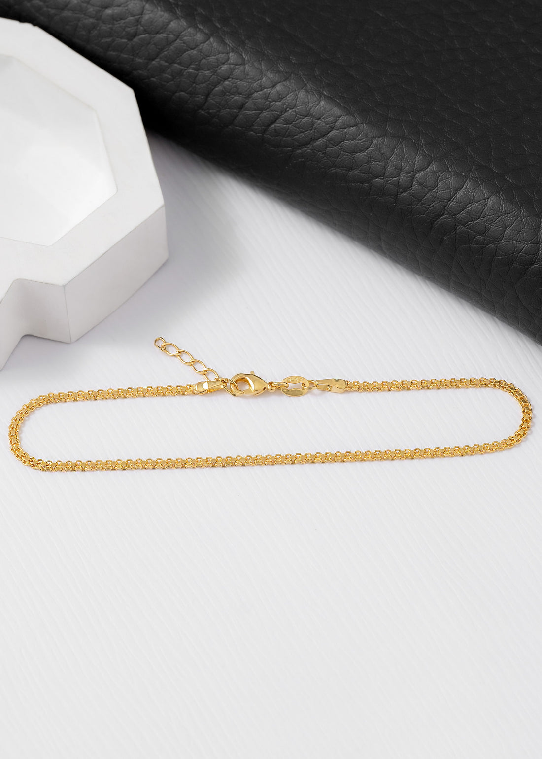 Tobillera Tejido chino 2mm 24.5cm