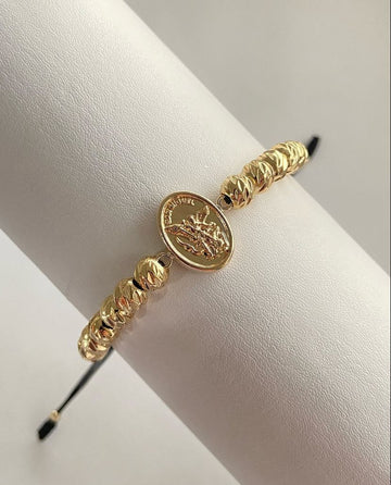 Pulsera San Miguel con balines Diamantados #5