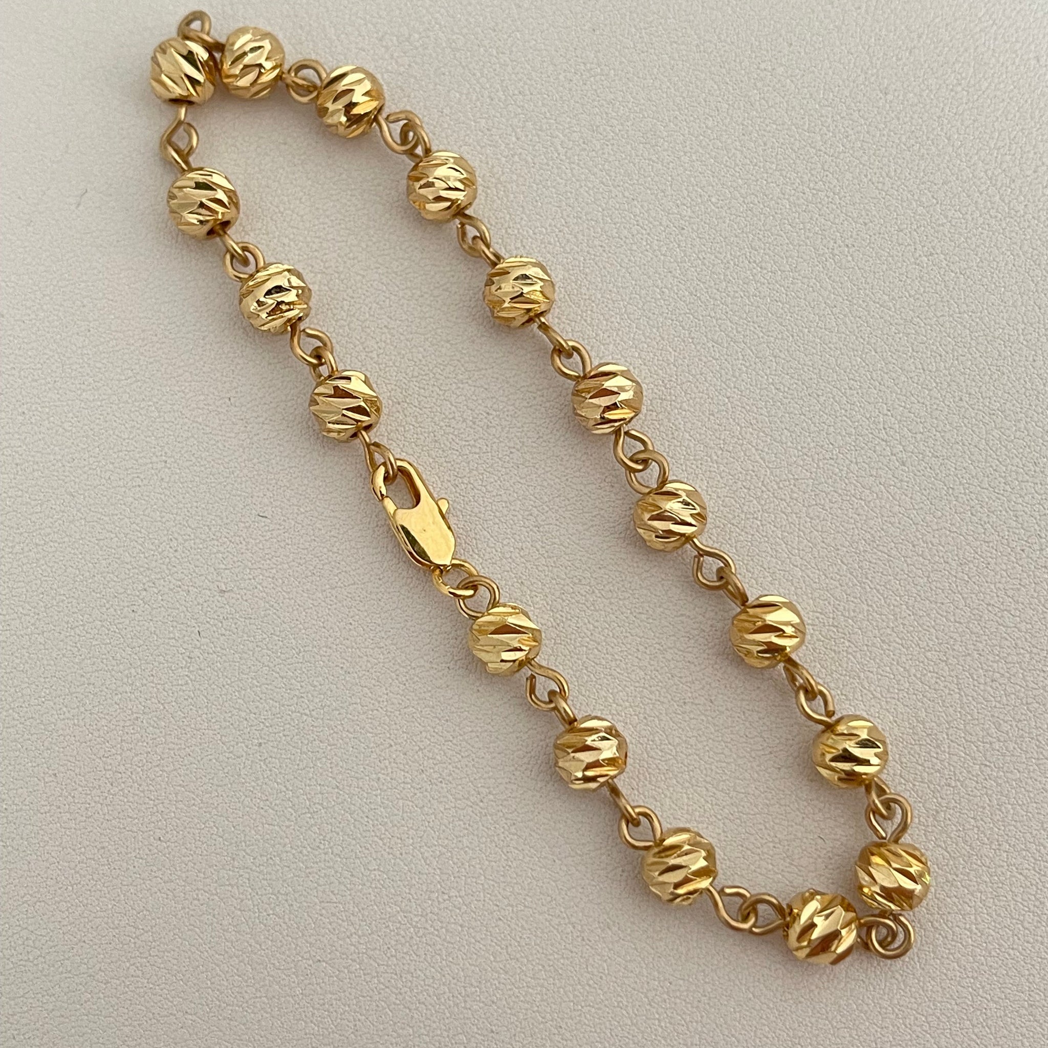 Esclava Balín 6mm Diamantada