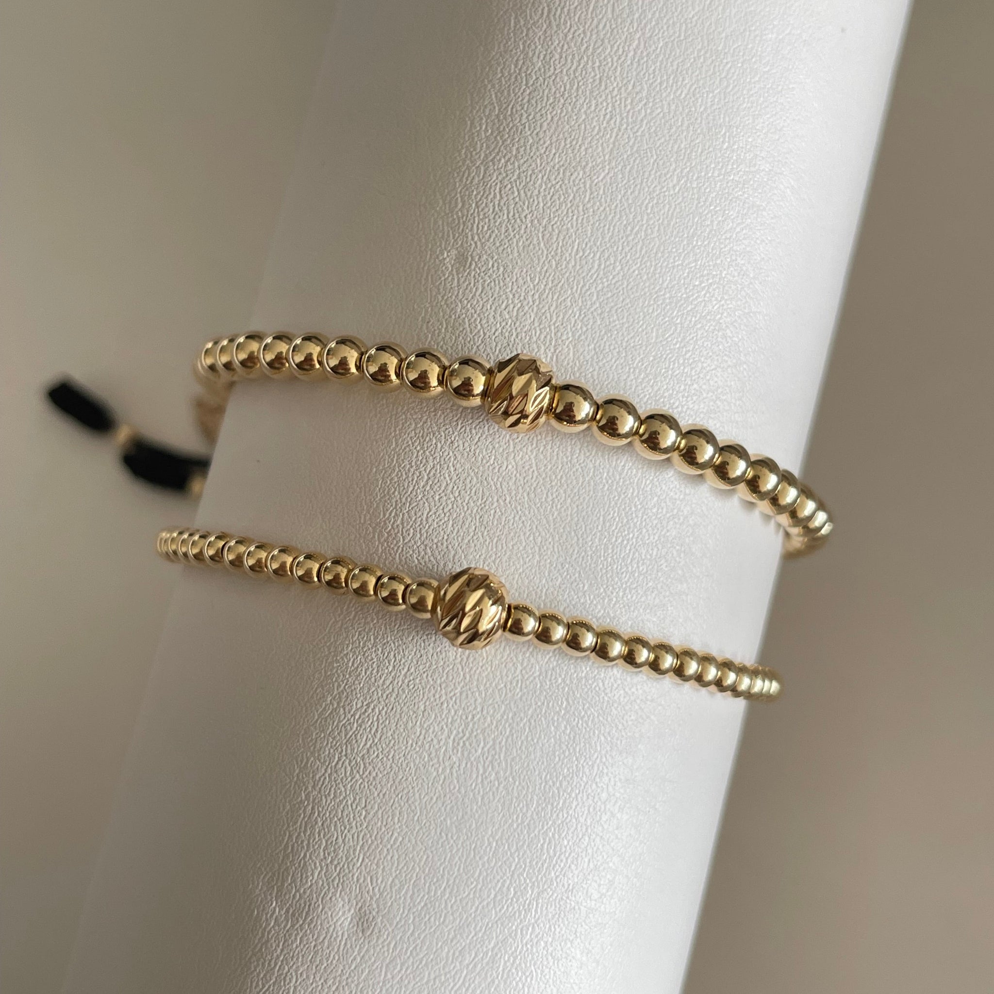 Pulseras pareja balines #4 y #3