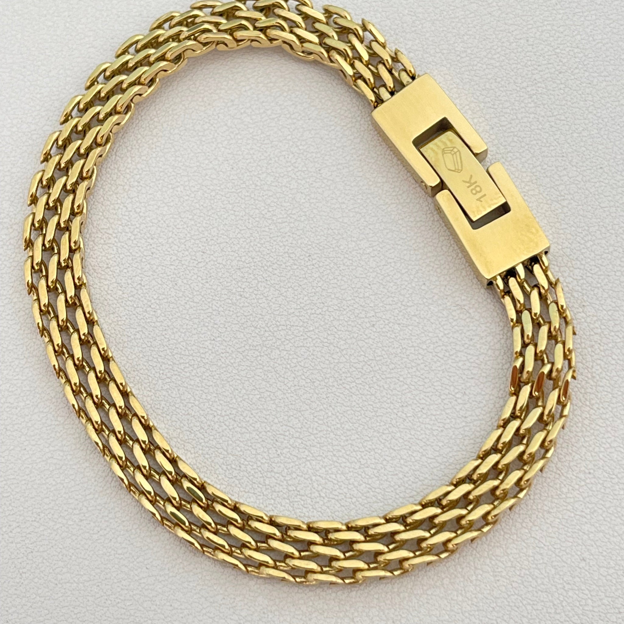 Esclava Tejido Chino 6mm Alta Gama
