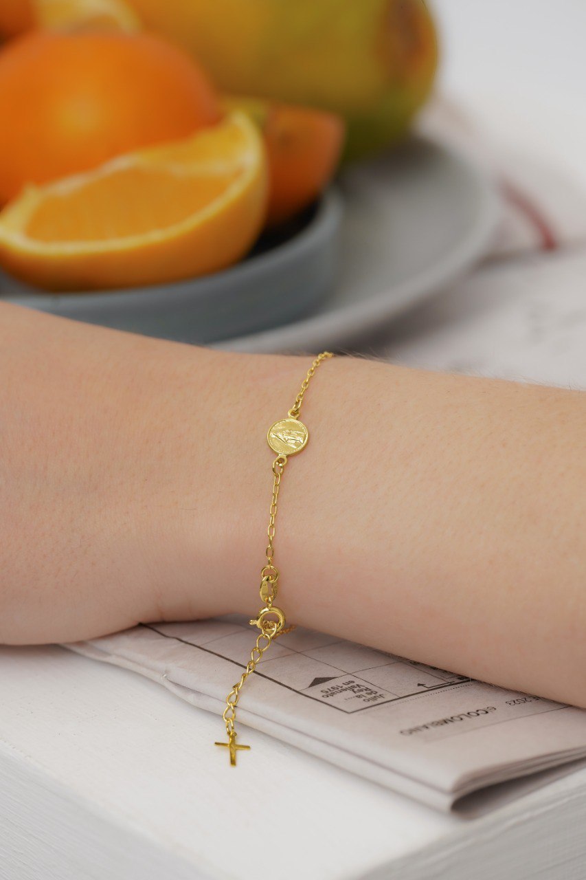 Pulsera Virgen Milagrosa 16.5 Cms Extensor