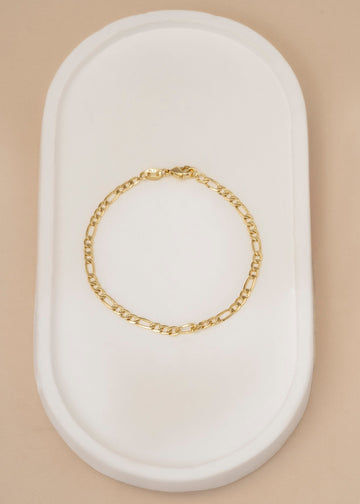 Pulsera 3 1 Diamantada 3 Mm 18 Cms