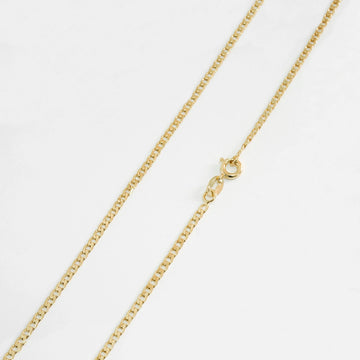 Cadena Cubana Plana Diamantada 65cm
