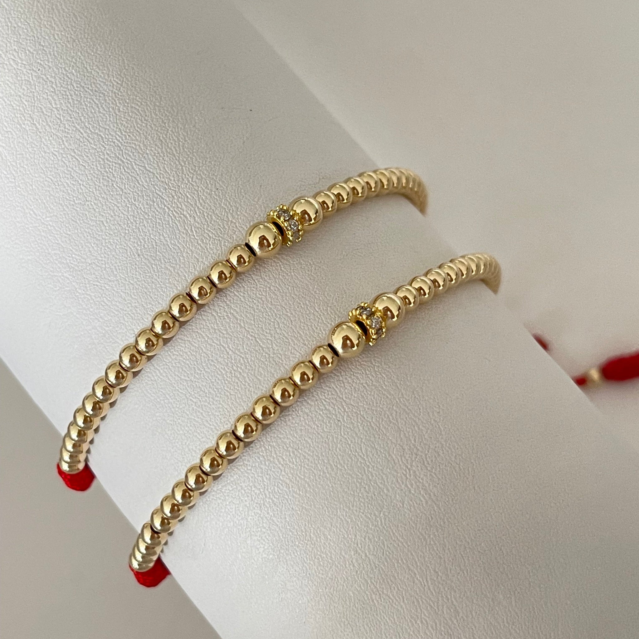 Pulseras pareja circonio cristal