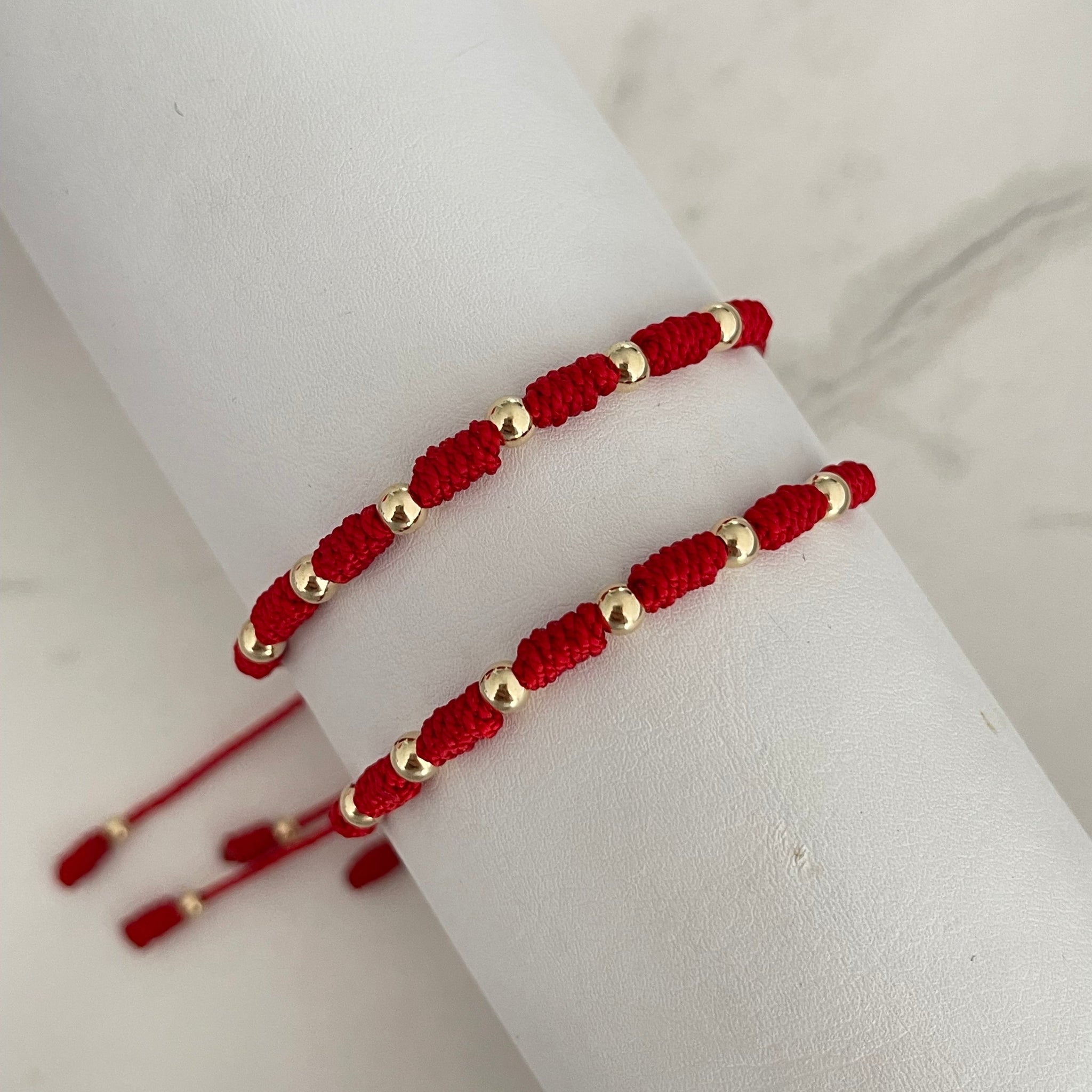 Pulseras parejas 7 nudos