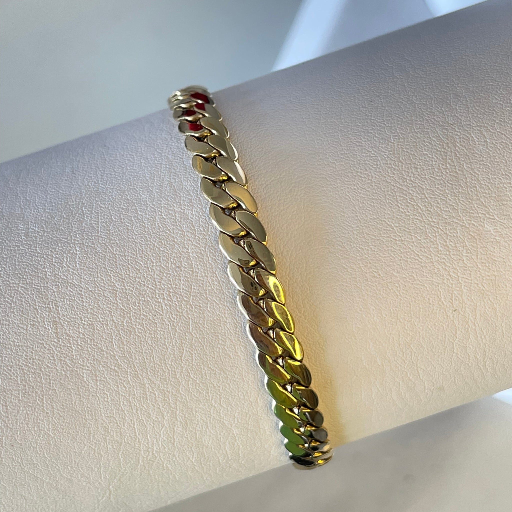 Esclava Tejido Serpiente 6mm Alta Gama