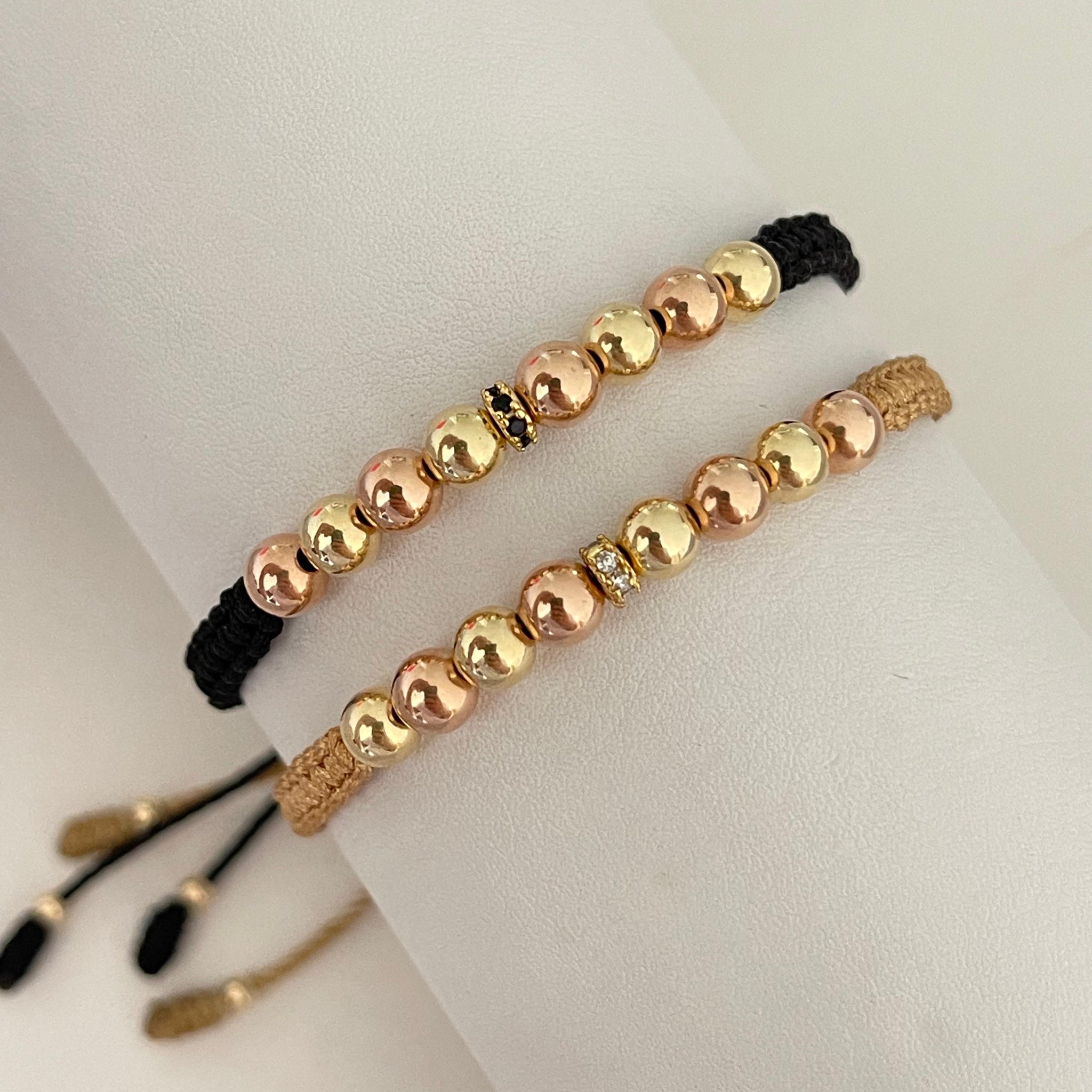 Pulseras pareja 2 Oros ⚜️