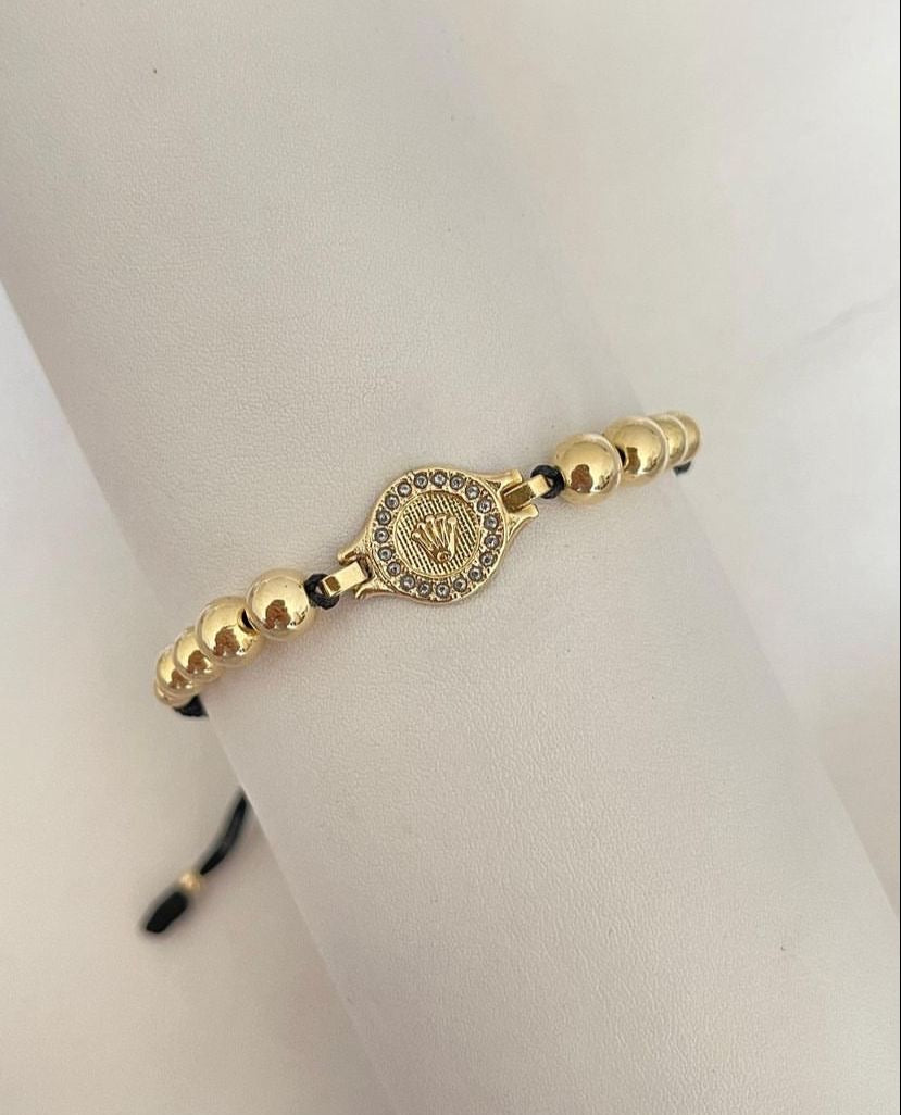 Pulsera Rolex Cristal con balines #5