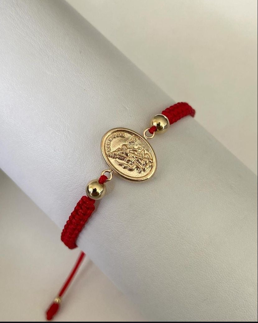 Pulsera San Miguel Arcangel con balines #5
