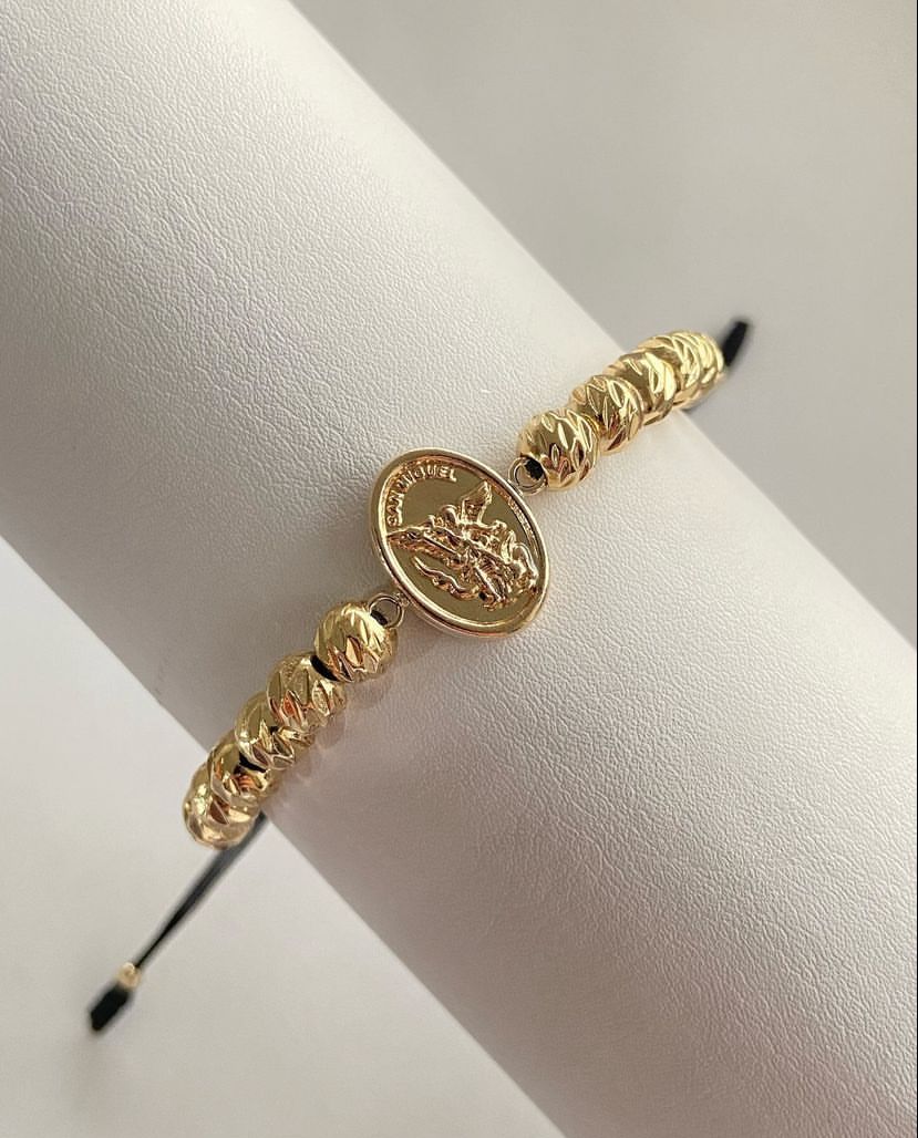 Pulsera San Miguel con balines Diamantados #5