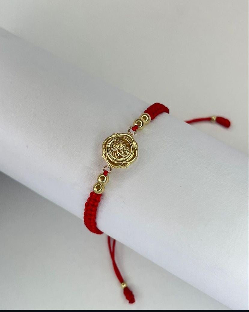 Pulsera Virgen del Carmen con balines #4