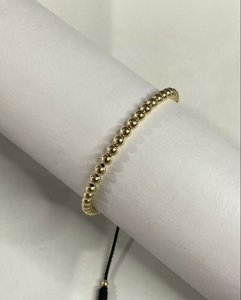 Pulsera con balines #4 lisos