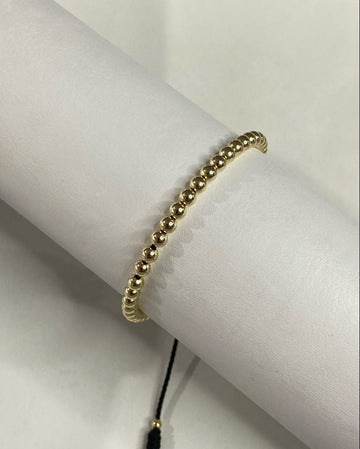 Pulsera con balines #4 lisos