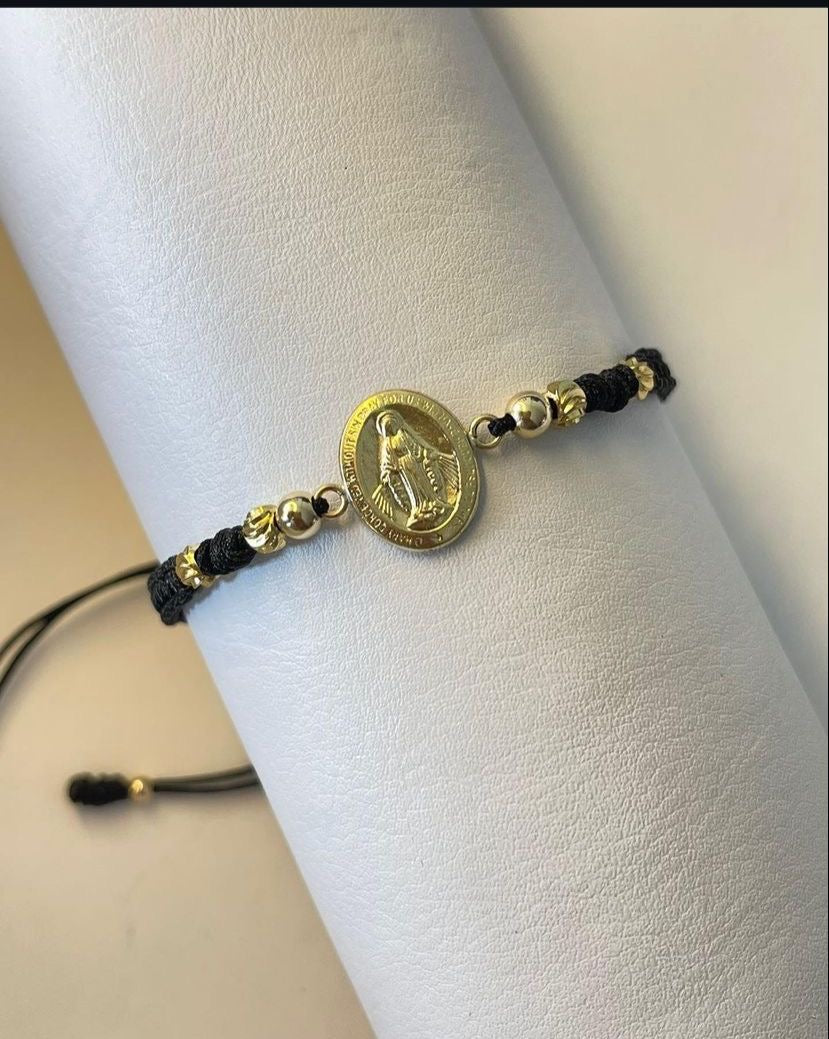 Pulsera virgen milagrosa con balines #4