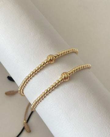 juego pulseras balin #3 y diamantado #6 2x