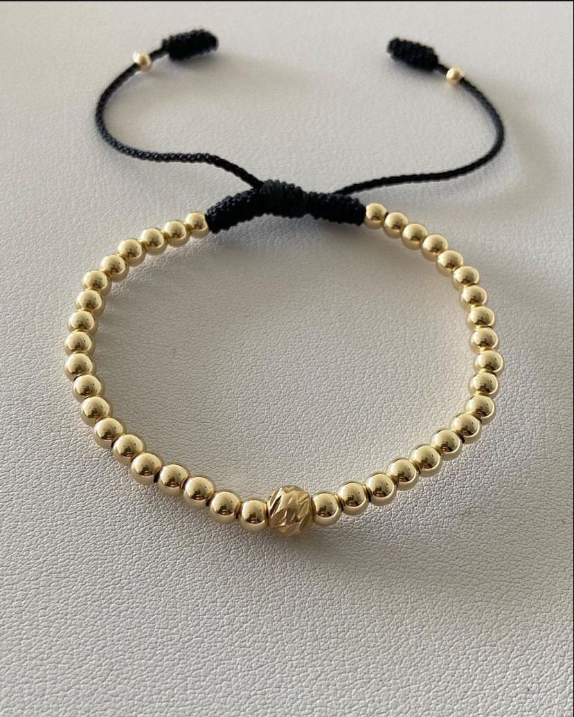 Pulseras con Balines #4 y diamantado #5