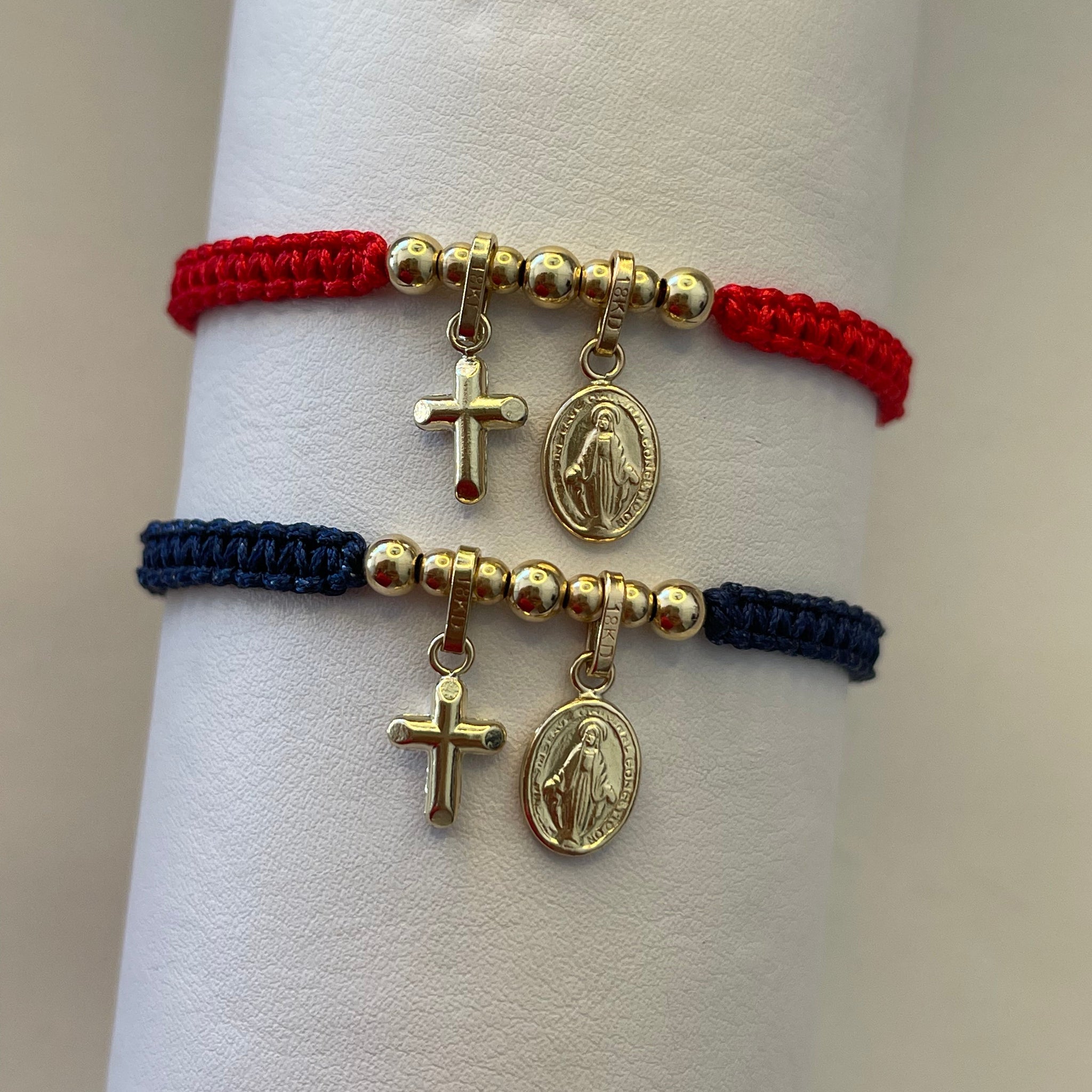 Pulsera Pareja milagrosa cruz