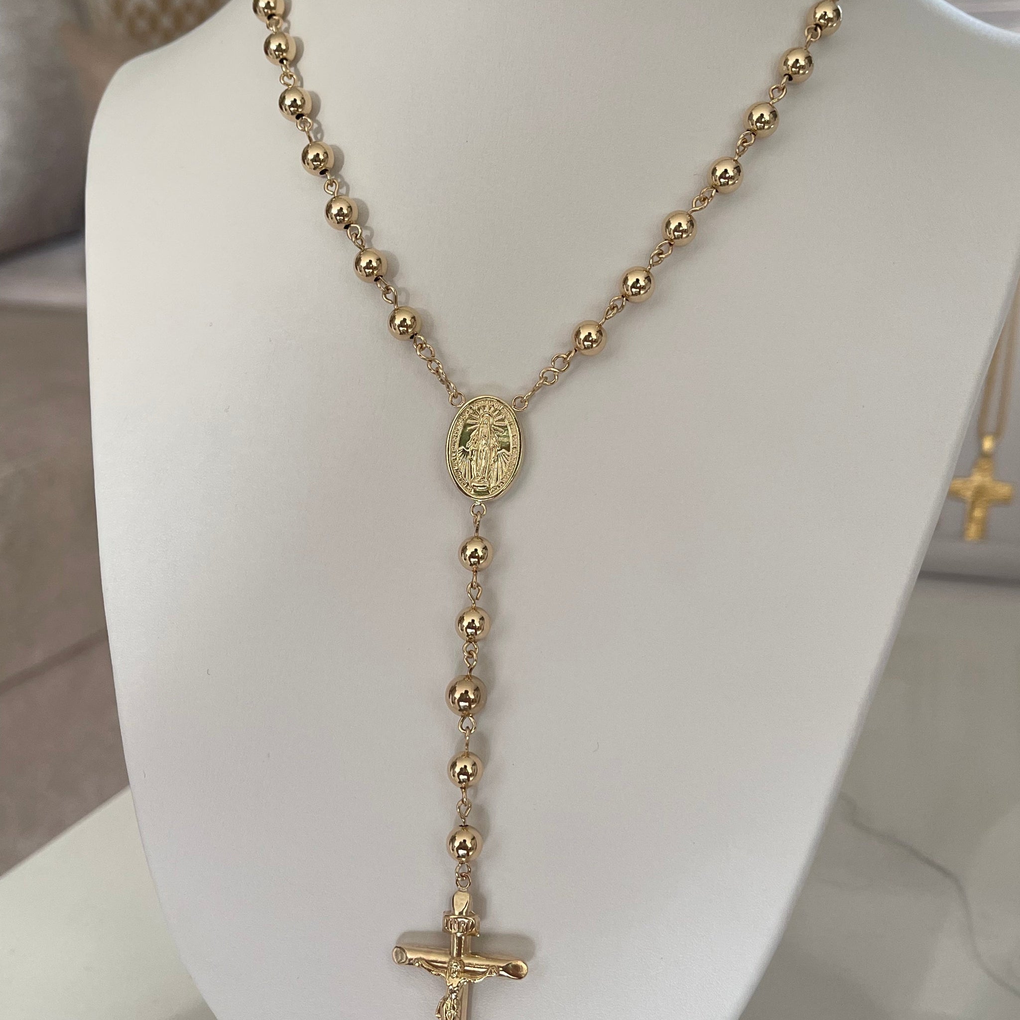 Rosario balin 6mm ( 65cms ) alta gama