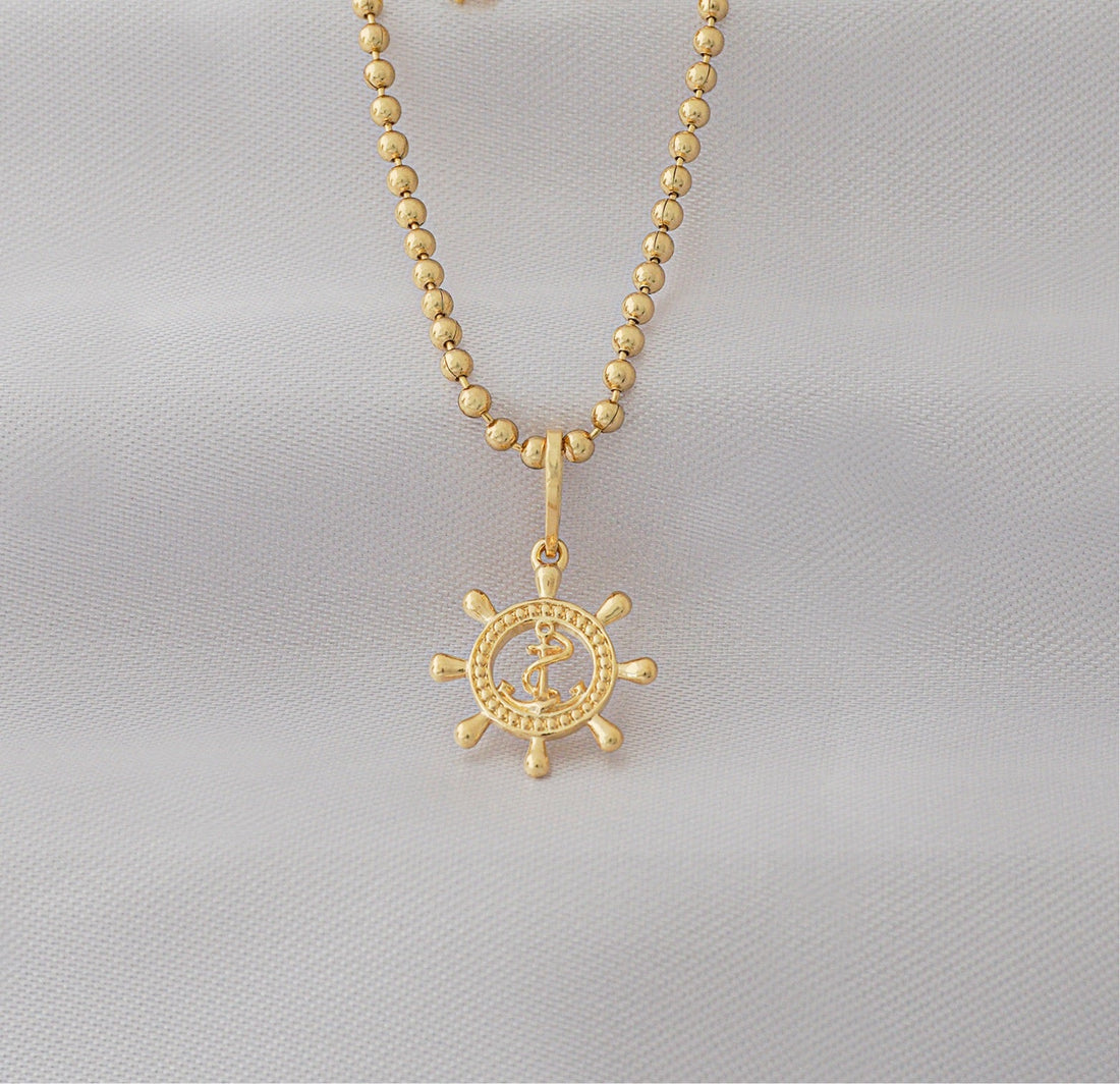 Cadena Militar 2.5mm (45 cms) + Dije Marinero