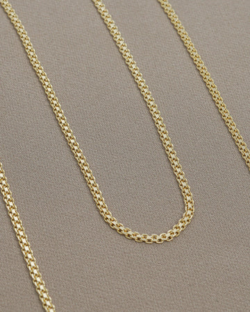 Cadena Tejido Chino 3mm ( 65cms )