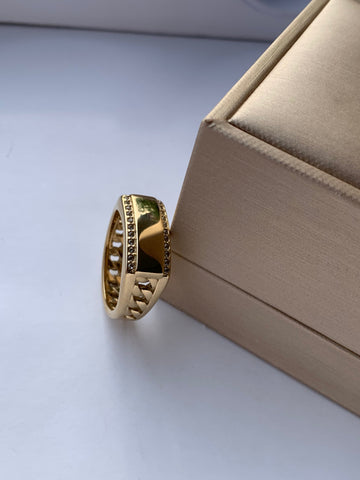 Anillo Cubano Placa